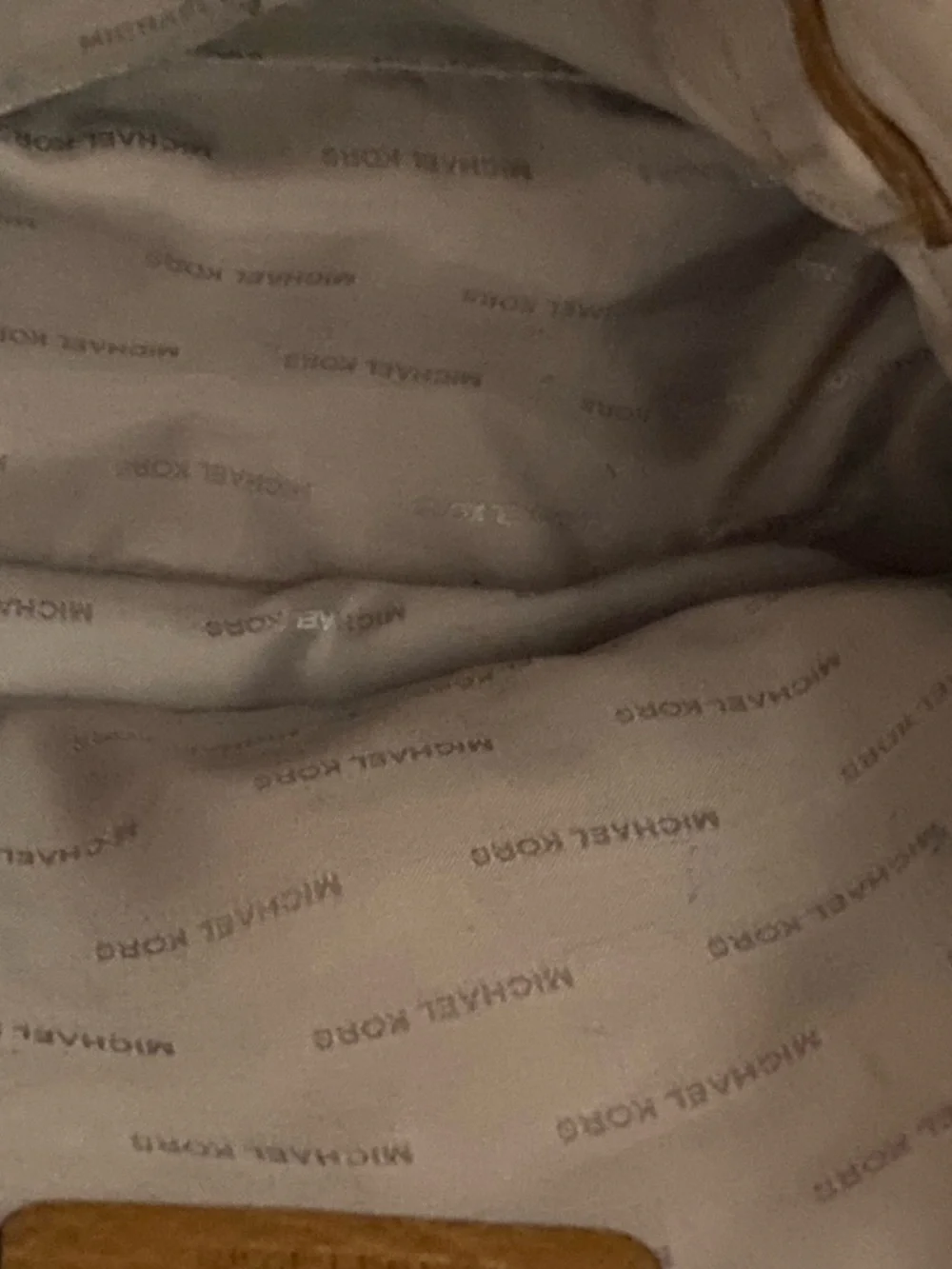 Michael Kors Brown Pebbled Leather Backpack with Gold Hardware - Picture 5 of 7